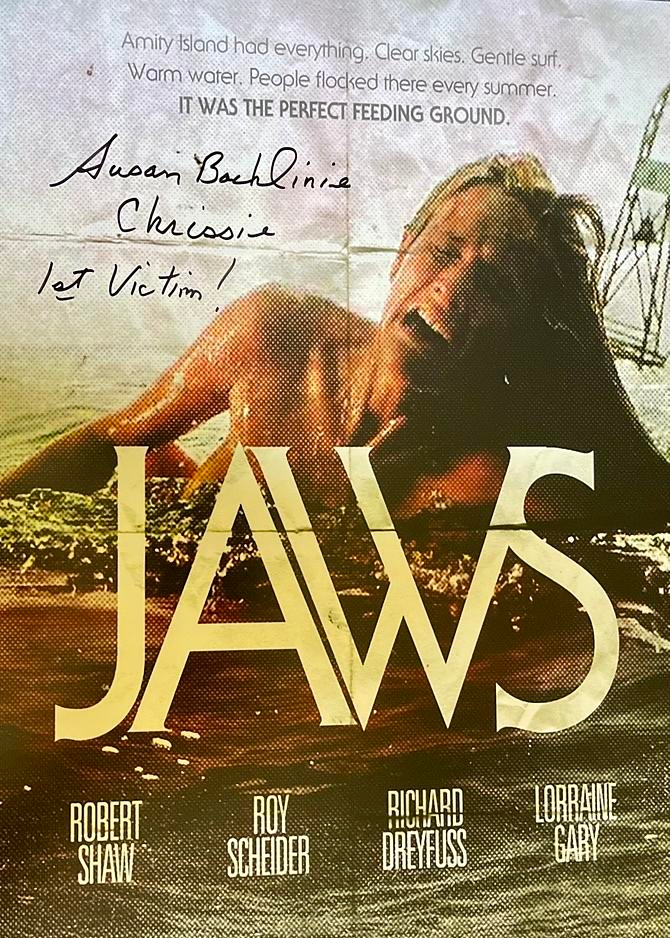 Susan Backlinie Signed 11x17 Photo (Jaws) Capital City COA #03